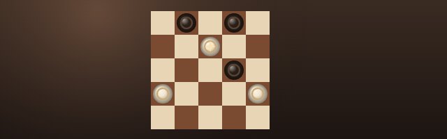 Play Draughts online – Forced captures, flying kings