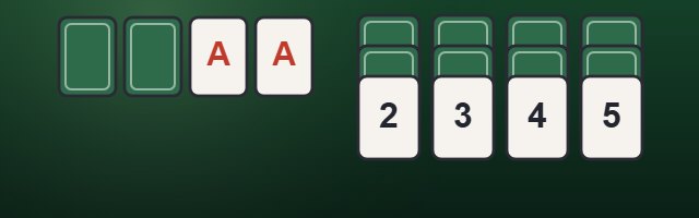 Play Solitaire online – Sort ace to king