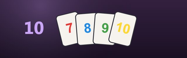 Play Ten Phases online – 10 phases of sets & runs