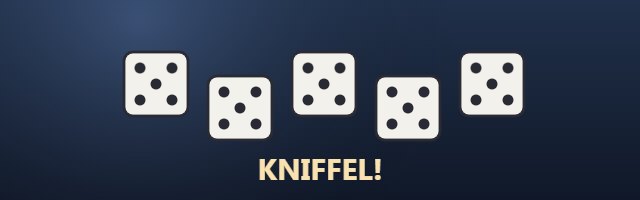 Würfelpoker online spielen – Würfelblock mit 13 Feldern
